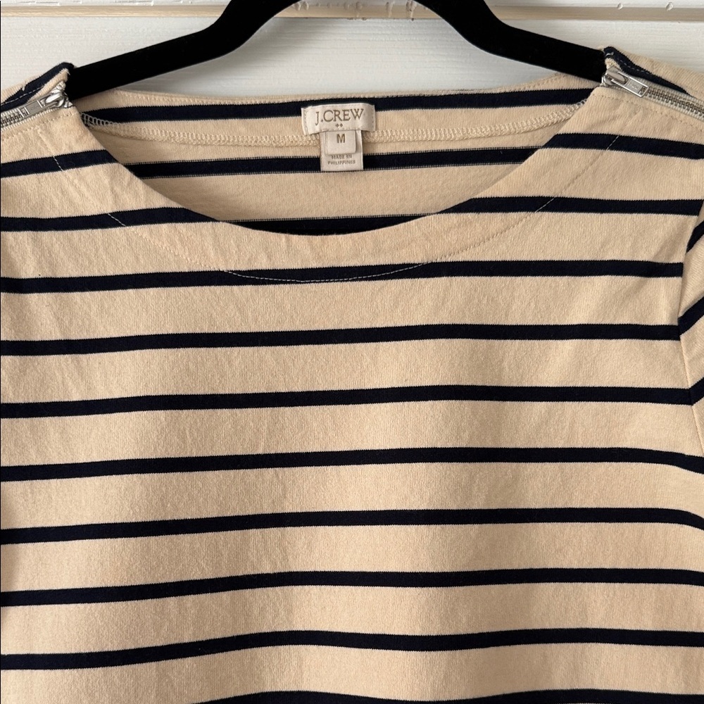 J.Crew Striped Short Sleeve Dress - Picture 4 of 8